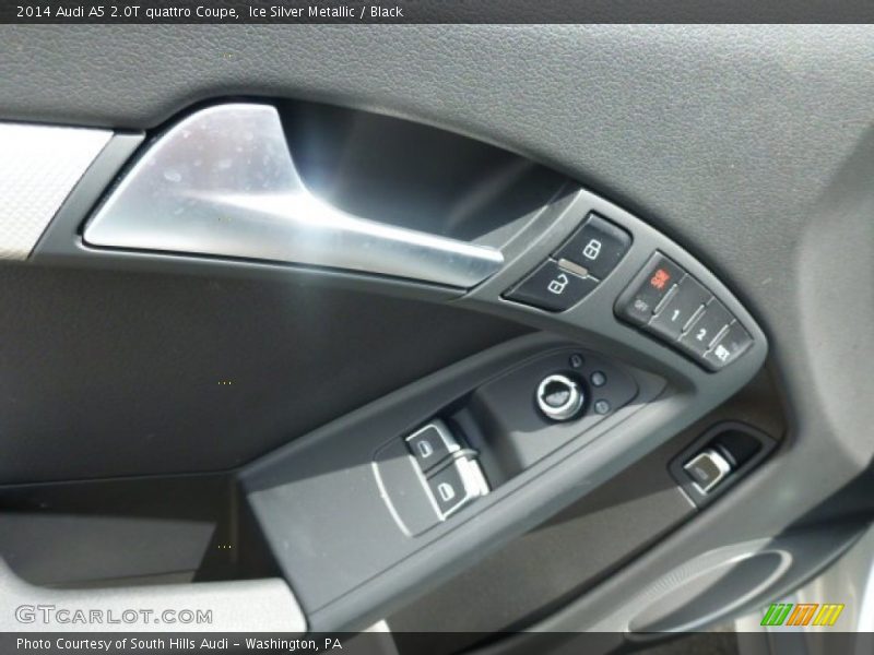 Ice Silver Metallic / Black 2014 Audi A5 2.0T quattro Coupe
