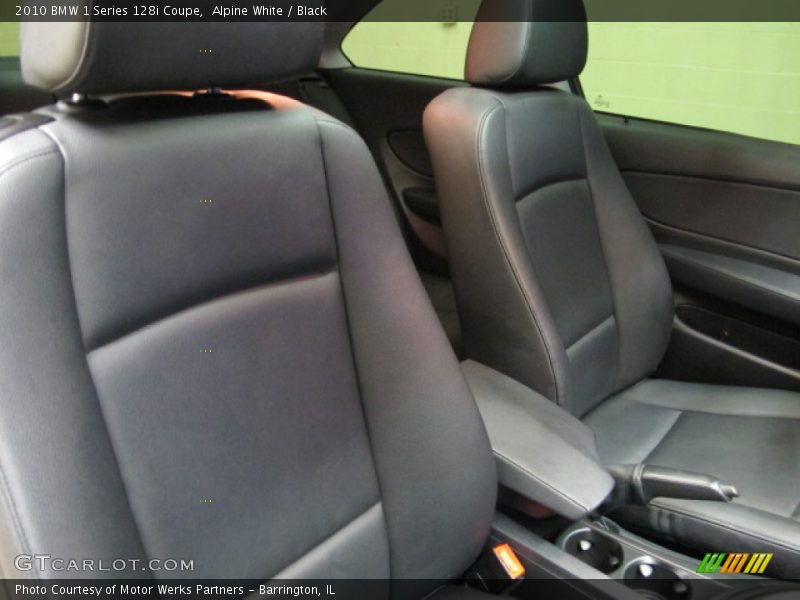 Alpine White / Black 2010 BMW 1 Series 128i Coupe
