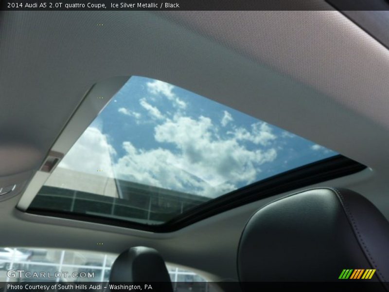 Ice Silver Metallic / Black 2014 Audi A5 2.0T quattro Coupe