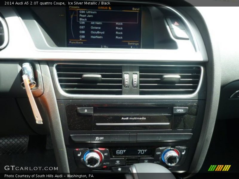 Ice Silver Metallic / Black 2014 Audi A5 2.0T quattro Coupe