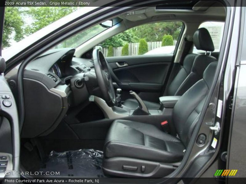 Grigio Metallic / Ebony 2009 Acura TSX Sedan