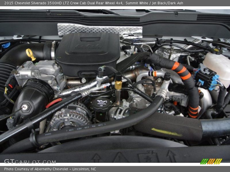  2015 Silverado 3500HD LTZ Crew Cab Dual Rear Wheel 4x4 Engine - 6.6 Liter OHV 32-Valve Duramax Turbo-Diesel V8