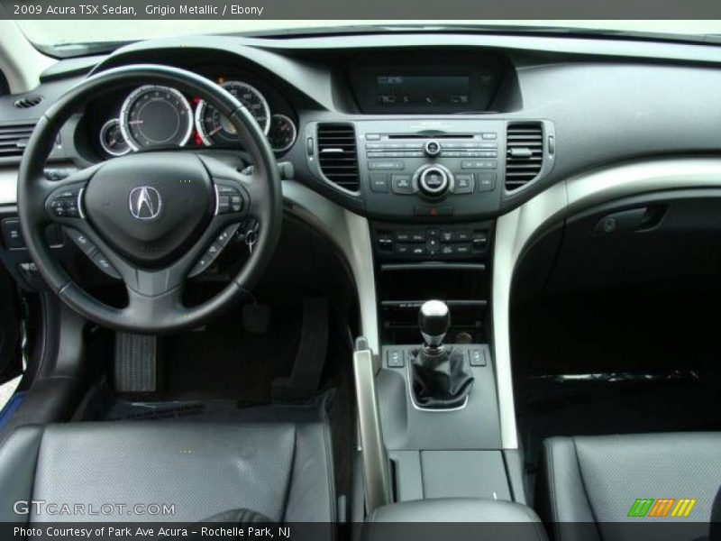 Grigio Metallic / Ebony 2009 Acura TSX Sedan