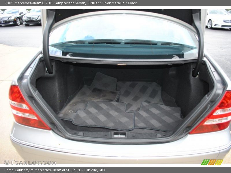 Brilliant Silver Metallic / Black 2005 Mercedes-Benz C 230 Kompressor Sedan