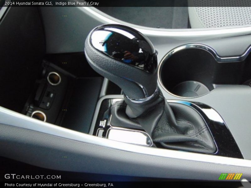 Indigo Blue Pearl / Gray 2014 Hyundai Sonata GLS