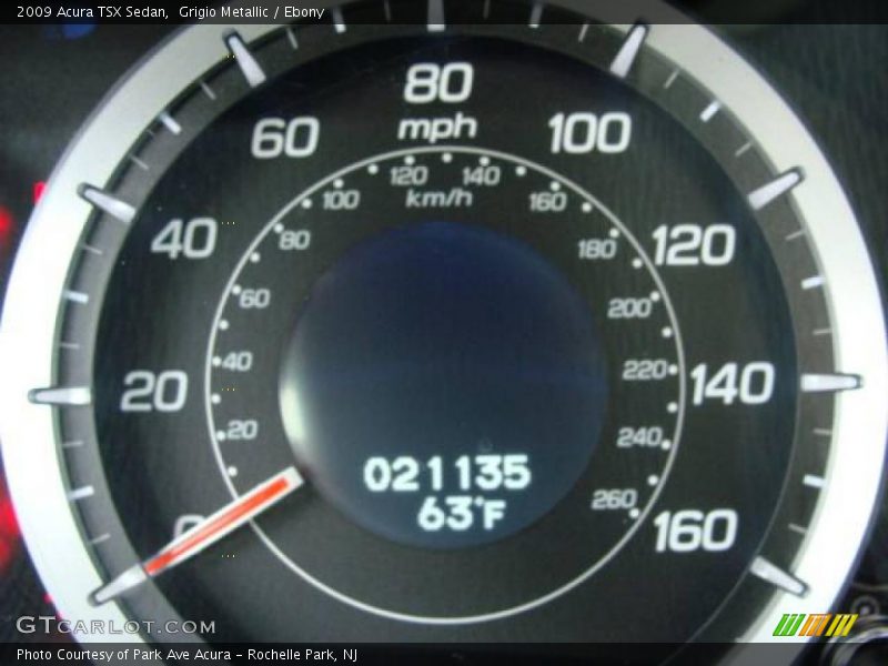 Grigio Metallic / Ebony 2009 Acura TSX Sedan