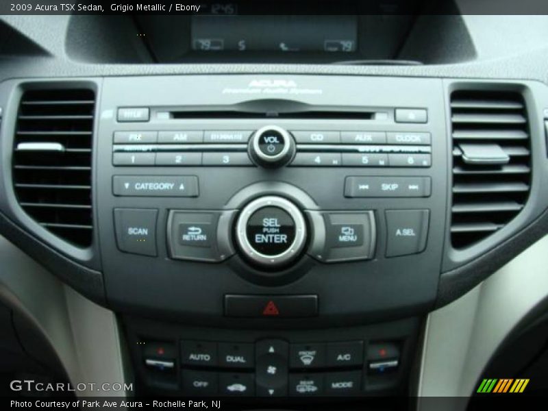Grigio Metallic / Ebony 2009 Acura TSX Sedan