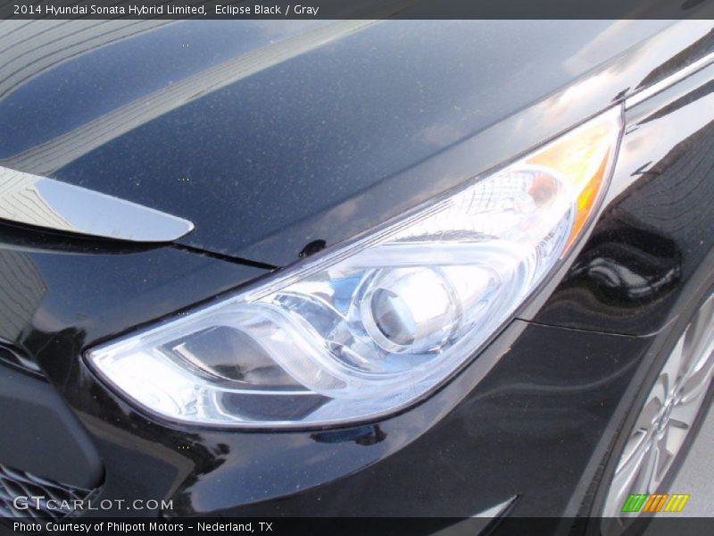 Eclipse Black / Gray 2014 Hyundai Sonata Hybrid Limited