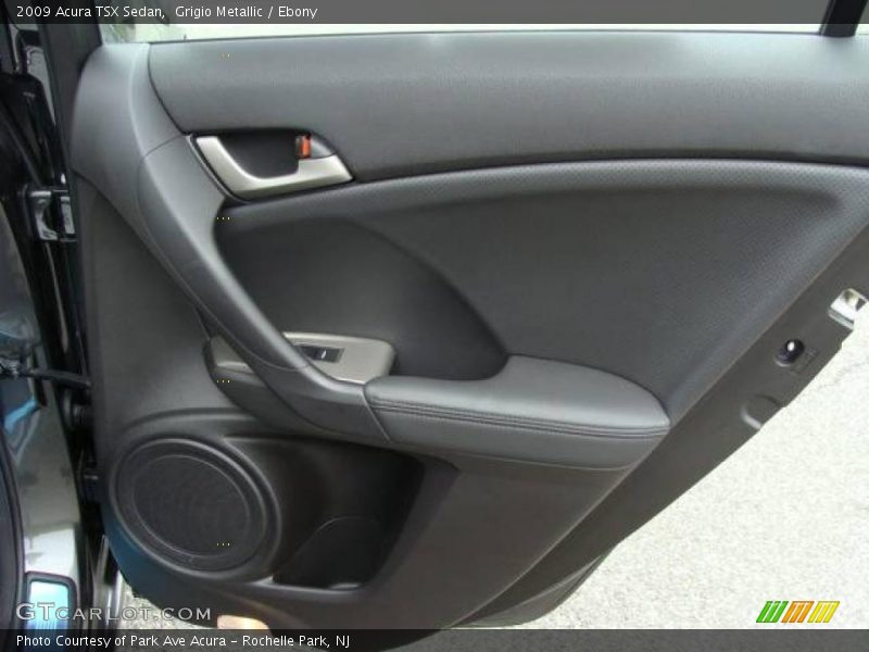 Grigio Metallic / Ebony 2009 Acura TSX Sedan