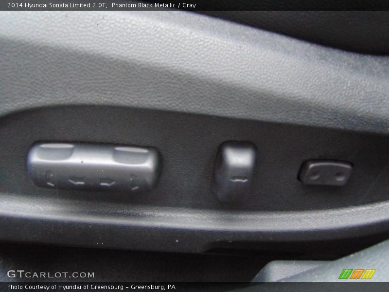 Phantom Black Metallic / Gray 2014 Hyundai Sonata Limited 2.0T