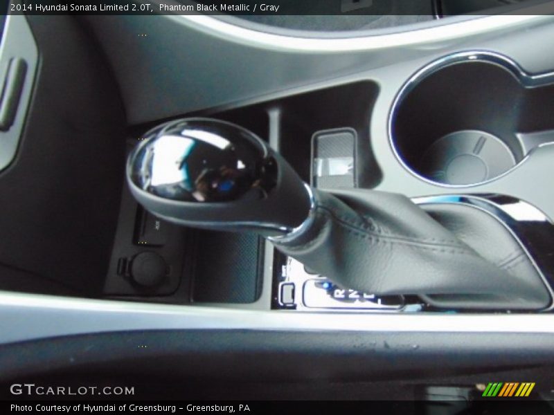 Phantom Black Metallic / Gray 2014 Hyundai Sonata Limited 2.0T