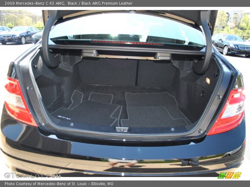 Black / Black AMG Premium Leather 2009 Mercedes-Benz C 63 AMG