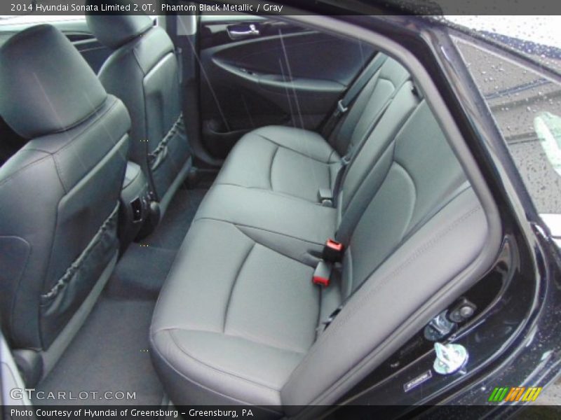 Phantom Black Metallic / Gray 2014 Hyundai Sonata Limited 2.0T