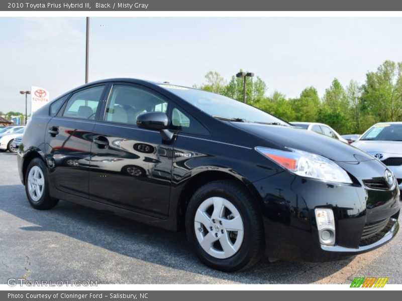Black / Misty Gray 2010 Toyota Prius Hybrid III