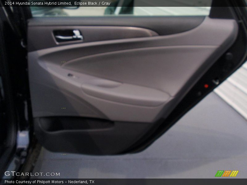 Eclipse Black / Gray 2014 Hyundai Sonata Hybrid Limited