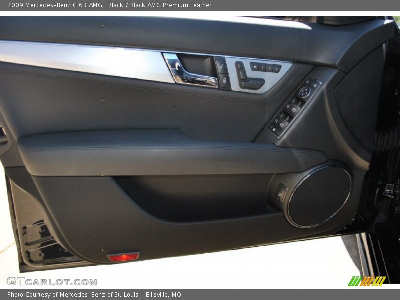 Black / Black AMG Premium Leather 2009 Mercedes-Benz C 63 AMG