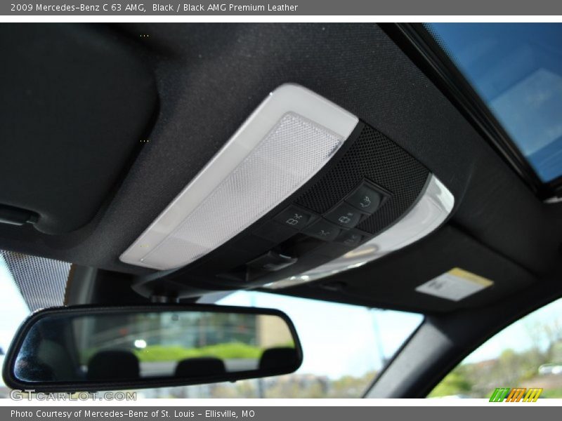 Black / Black AMG Premium Leather 2009 Mercedes-Benz C 63 AMG
