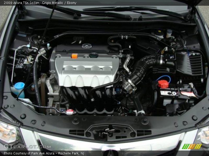 Grigio Metallic / Ebony 2009 Acura TSX Sedan