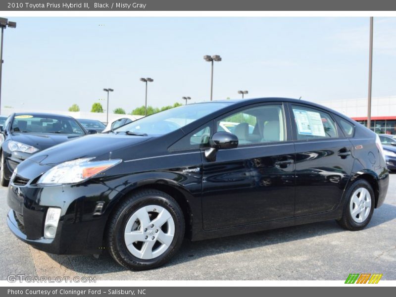 Black / Misty Gray 2010 Toyota Prius Hybrid III