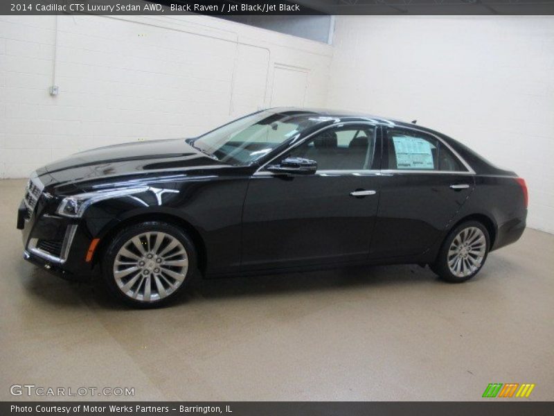 Black Raven / Jet Black/Jet Black 2014 Cadillac CTS Luxury Sedan AWD