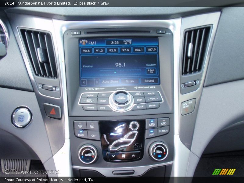 Eclipse Black / Gray 2014 Hyundai Sonata Hybrid Limited