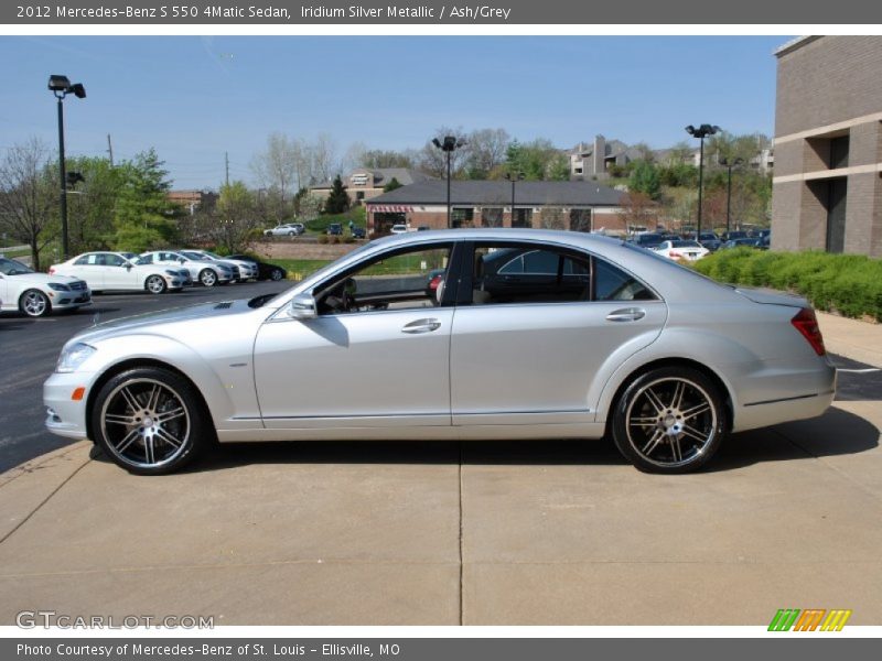 Iridium Silver Metallic / Ash/Grey 2012 Mercedes-Benz S 550 4Matic Sedan
