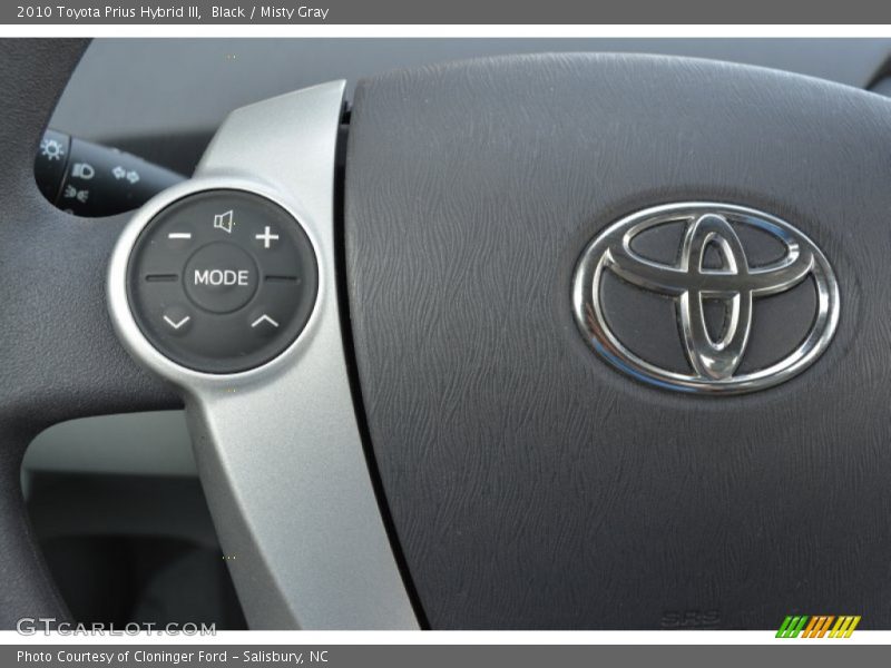 Black / Misty Gray 2010 Toyota Prius Hybrid III