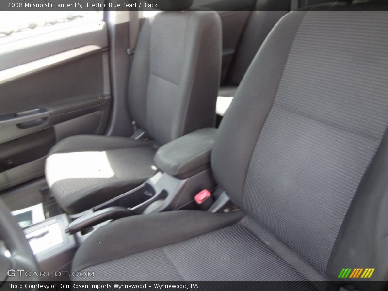 Electric Blue Pearl / Black 2008 Mitsubishi Lancer ES