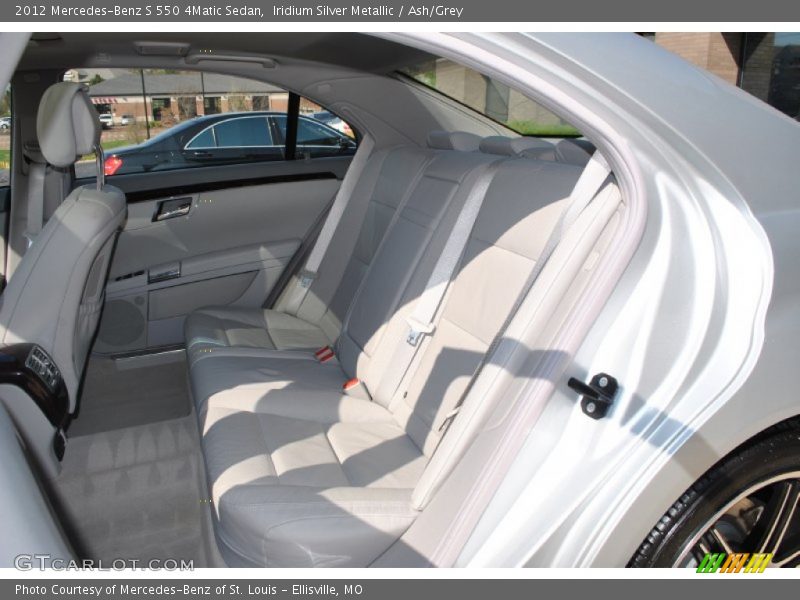 Iridium Silver Metallic / Ash/Grey 2012 Mercedes-Benz S 550 4Matic Sedan