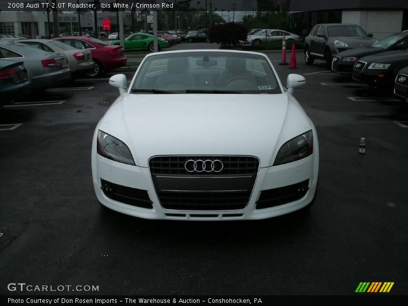 Ibis White / Crimson Red 2008 Audi TT 2.0T Roadster