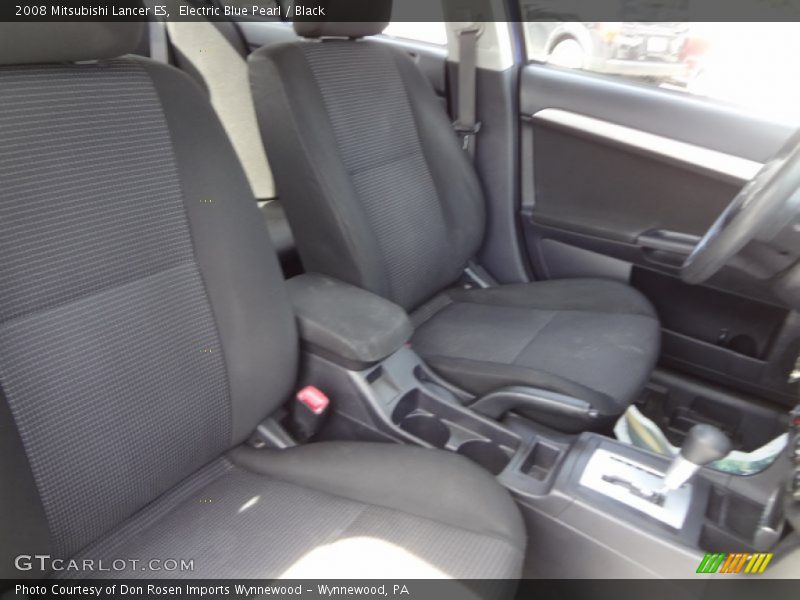 Electric Blue Pearl / Black 2008 Mitsubishi Lancer ES