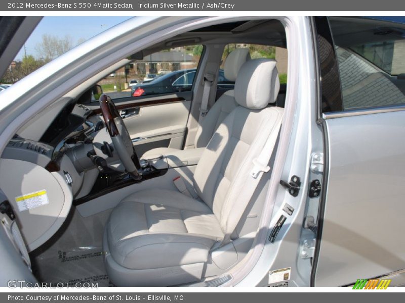 Iridium Silver Metallic / Ash/Grey 2012 Mercedes-Benz S 550 4Matic Sedan