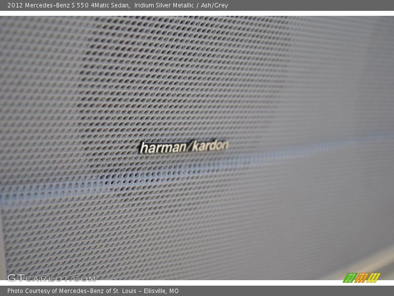 Iridium Silver Metallic / Ash/Grey 2012 Mercedes-Benz S 550 4Matic Sedan
