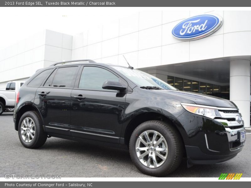 Tuxedo Black Metallic / Charcoal Black 2013 Ford Edge SEL
