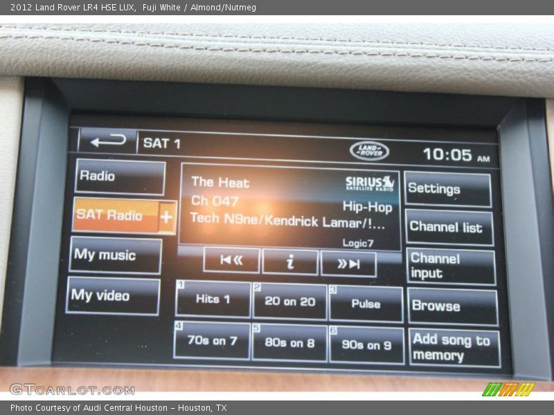 Fuji White / Almond/Nutmeg 2012 Land Rover LR4 HSE LUX