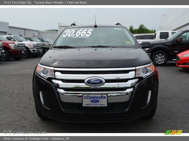 Tuxedo Black Metallic / Charcoal Black 2013 Ford Edge SEL