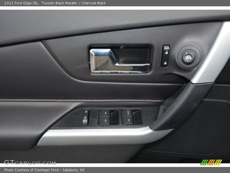 Tuxedo Black Metallic / Charcoal Black 2013 Ford Edge SEL