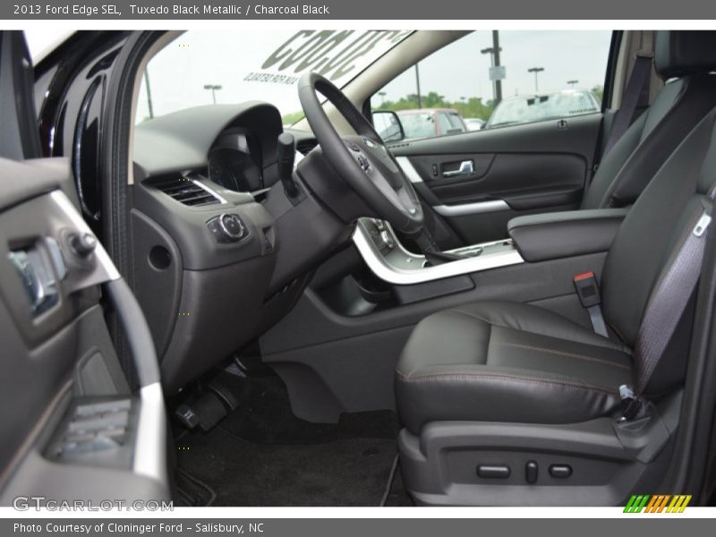 Tuxedo Black Metallic / Charcoal Black 2013 Ford Edge SEL