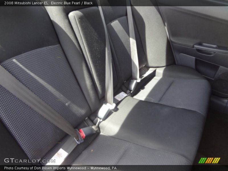 Electric Blue Pearl / Black 2008 Mitsubishi Lancer ES