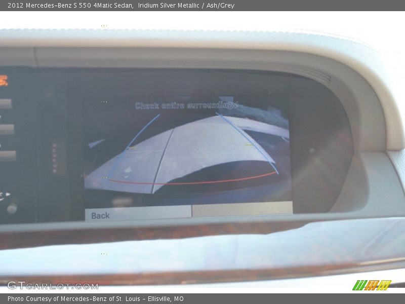 Iridium Silver Metallic / Ash/Grey 2012 Mercedes-Benz S 550 4Matic Sedan