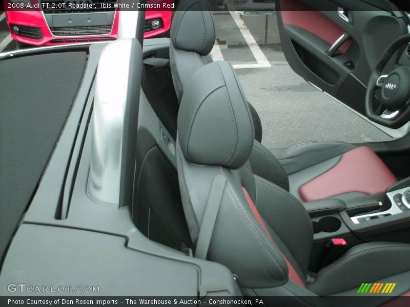 Ibis White / Crimson Red 2008 Audi TT 2.0T Roadster