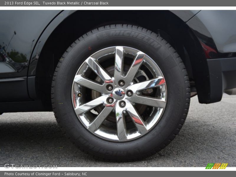 Tuxedo Black Metallic / Charcoal Black 2013 Ford Edge SEL