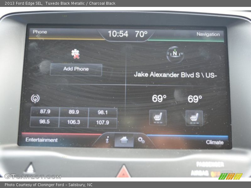 Tuxedo Black Metallic / Charcoal Black 2013 Ford Edge SEL