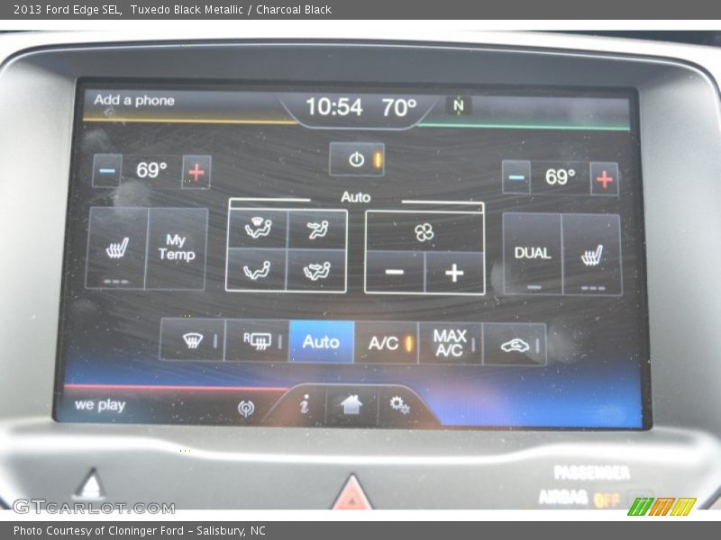 Tuxedo Black Metallic / Charcoal Black 2013 Ford Edge SEL