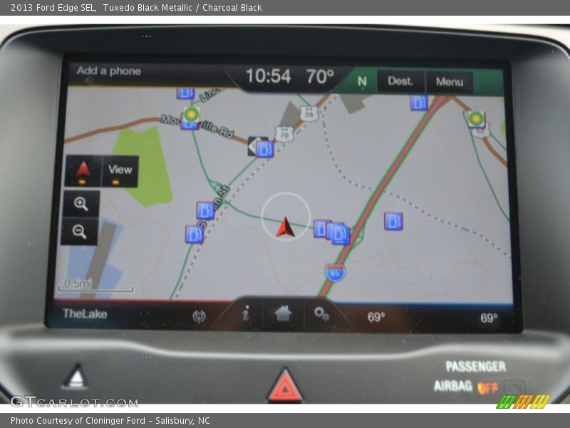 Tuxedo Black Metallic / Charcoal Black 2013 Ford Edge SEL