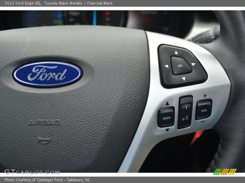 Tuxedo Black Metallic / Charcoal Black 2013 Ford Edge SEL