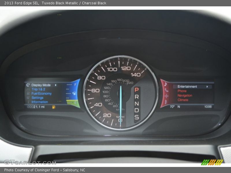 Tuxedo Black Metallic / Charcoal Black 2013 Ford Edge SEL