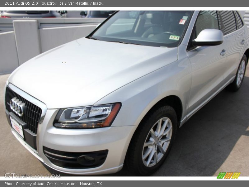 Ice Silver Metallic / Black 2011 Audi Q5 2.0T quattro