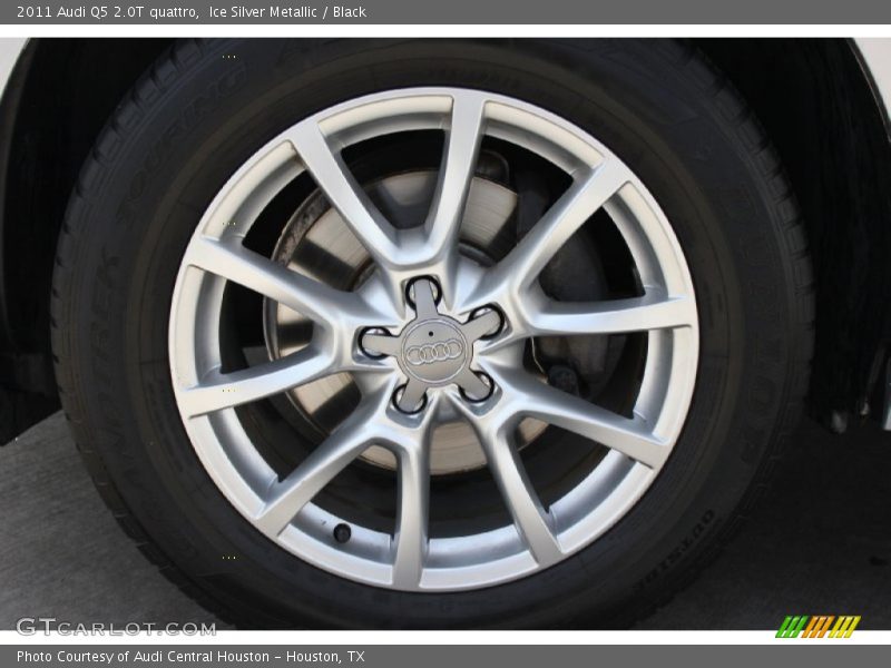 Ice Silver Metallic / Black 2011 Audi Q5 2.0T quattro