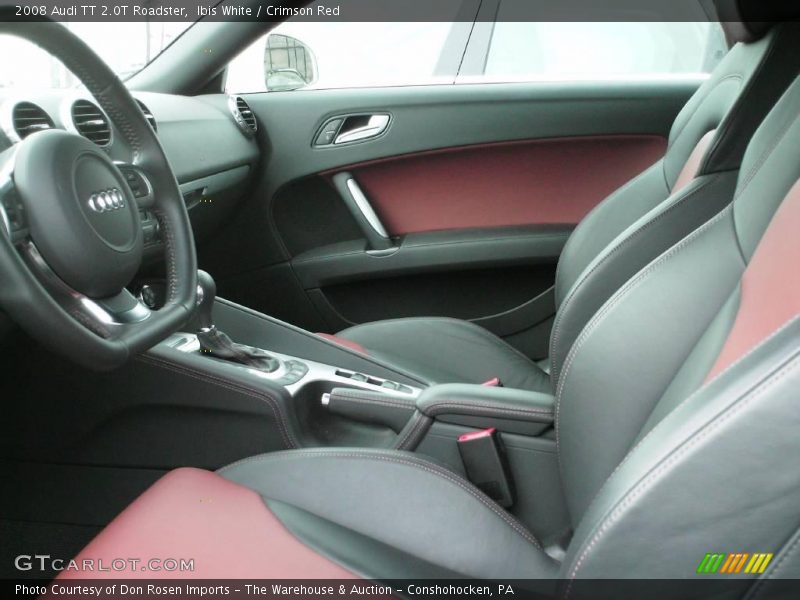 Ibis White / Crimson Red 2008 Audi TT 2.0T Roadster